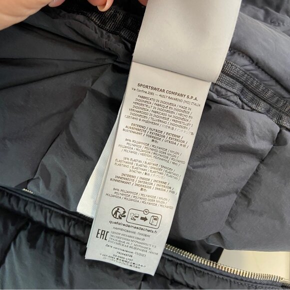 NWT Stone Island Seamless Tunnel Down-TC hooded jacket in Navy size XL - Picture 12 of 16